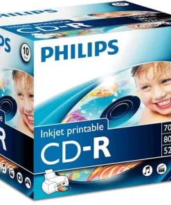 Philips CD-R 80 min / 700 MB print 10 pièces