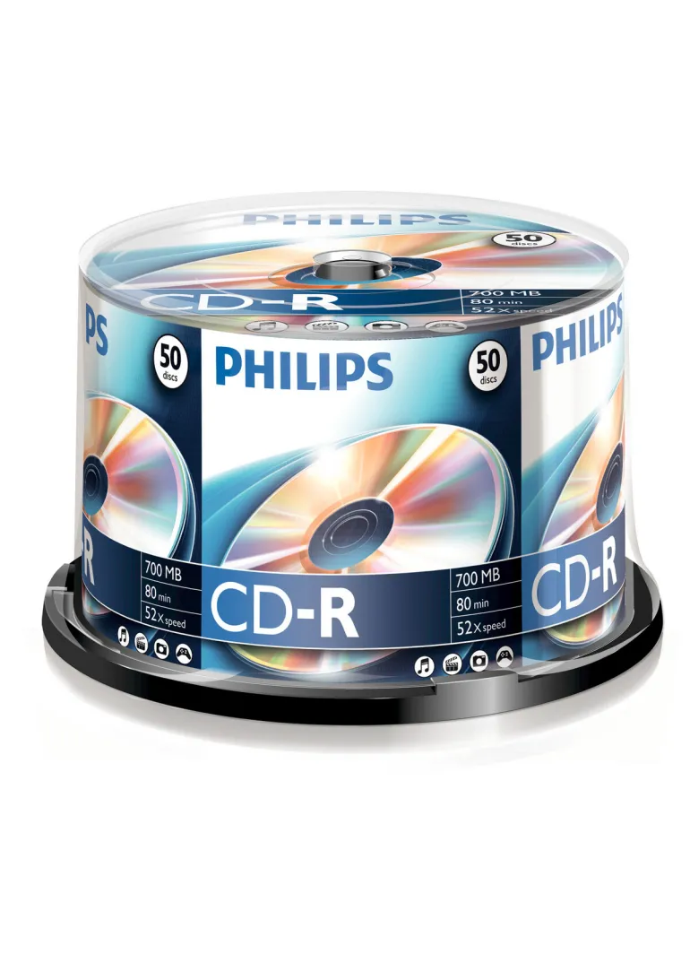 Philips CD-R 80 min / 700 MB spindle 50 pièces