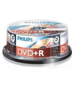 Philips DVD+R 4,7 GB 16x spindle 25 pièces