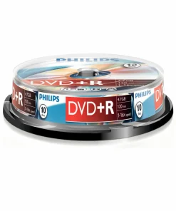 Philips DVD+R 4,7 GB 16x spindle 10 pièces