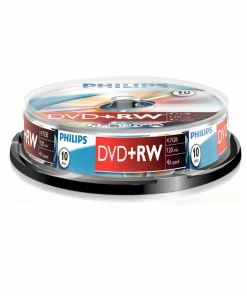 Philips DVD+RW 4,7 GB 4x spindle 10 pièces