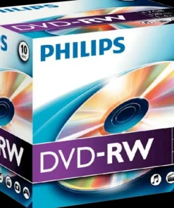 Philips DVD-RW 4,7 GB 4x spindle 10 pièces