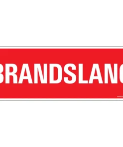 Pictogramme brandslang 33 x 12 cm