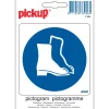 Pictogramme chaussures de sécurité 10 x 10 cm