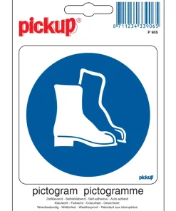 Pictogramme chaussures de sécurité 10 x 10 cm