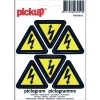 Pictogramme danger électrique 10 x 10 cm