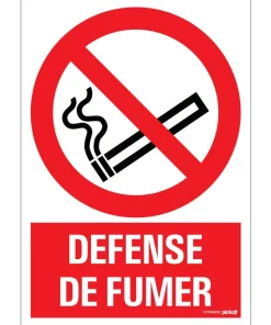 Pictogramme défense de fumer 23 x 33 cm