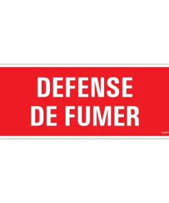 Pictogramme défense de fumer 33 x 12 cm