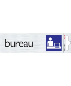 Pictogramme en aluminium bureau 16,5 x 4,4 cm