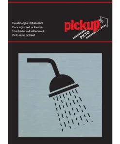Pictogramme en aluminium douche