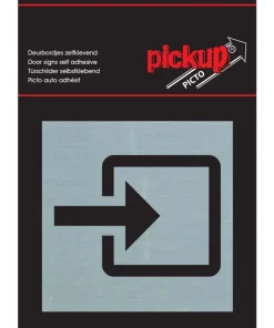 Pictogramme en aluminium entrée