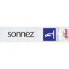 Pictogramme en aluminium sonnez 16,5 x 4,4 cm