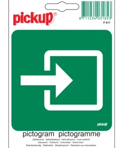 Pictogramme entrée de secours 10 x 10 cm