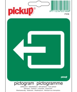 Pictogramme entrée de secours 10 x 10 cm