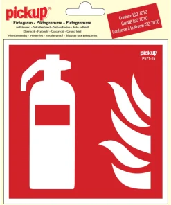 Pictogramme extincteur incendie 15 x 15 cm