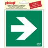 Pictogramme flèche 90° 15 x 15 cm