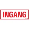 Pictogramme ingang 33 x 12 cm