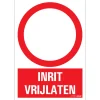 Pictogramme inrit vrijlaten 23 x 33 cm