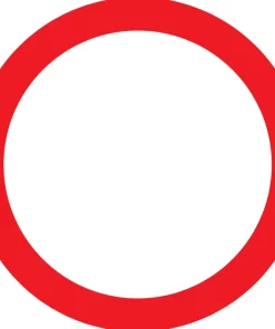 Pictogramme interdiction générale Ø 18 cm