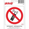 Pictogramme interdit gsm 10 x 10 cm