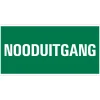 Pictogramme nooduitgang 15 x 30 cm