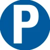 Pictogramme parking P Ø 30 cm