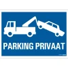 Pictogramme parking privaat 23 x 33 cm