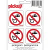 Pictogramme pas d'eau potable 10 x 10 cm