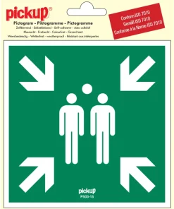 Pictogramme point de rassemblage 15 x 15 cm