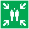 Pictogramme point rassemblement 20 x 20 cm