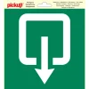 Pictogramme sortie 20 x 20 cm