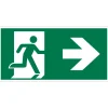 Pictogramme sortie en droite 15 x 30 cm