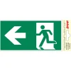 Pictogramme sortie secours gauche 10 x 20 cm