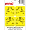 Pictogramme surveillance électronique 4 pièces 10 x 10 cm