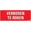 Pictogramme verboden te roken 33 x 12 cm