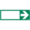 Pictogramme vert avec flèche 33 x 12 cm