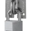 Plaque oeuil rectangle avec cadenas 40 mm