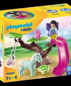Playmobil 1.2.3 Aire de jeux des fées - 70400