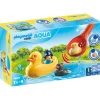 Playmobil 1.2.3 Famille Canards Et Enfant - 70271