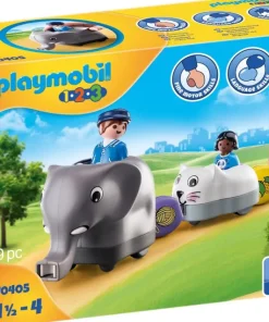 Playmobil 1.2.3 Train Des Animaux - 70405