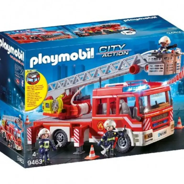 Playmobil City Action Camion Pomp Échelle Pivot - 9463