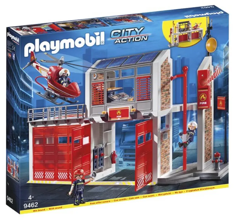 Playmobil City Action Cas Pompiers Hélicoptère - 9462