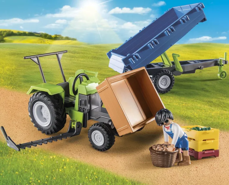 Playmobil Country Tracteur avec remorque - 71249