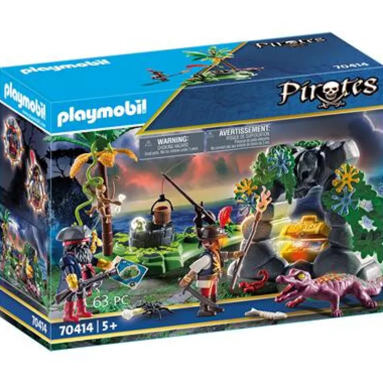 Playmobil Pirates Repaire Trésor Des Pirate - 70414