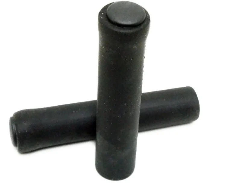 Poignées en gel noires (paire)