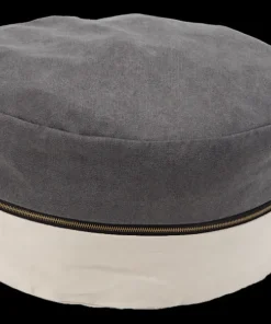 Pouf chat Fyrna gris / beige