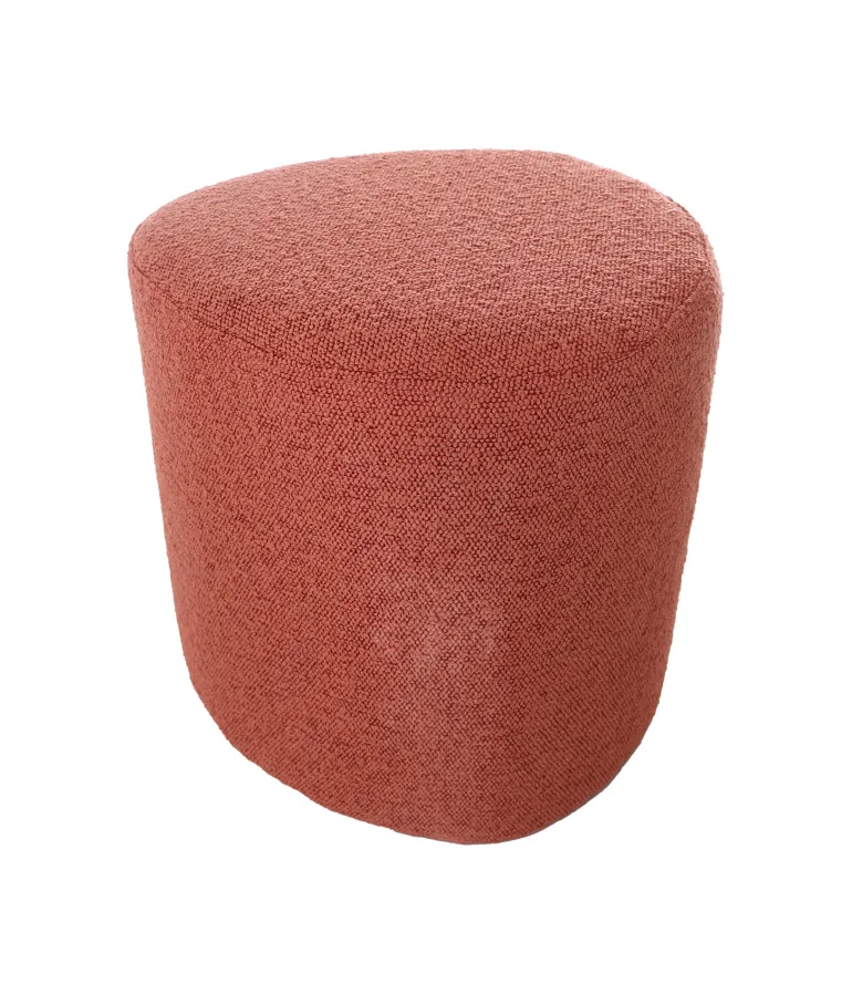 Pouf Tirana - Ø40x38cm - Terre Cuite
