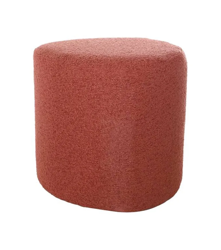 Pouf Tirana - Ø40x38cm - Terre Cuite
