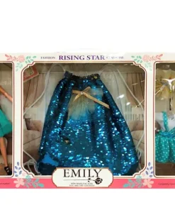 Poupée mannequin Emily + accessoires