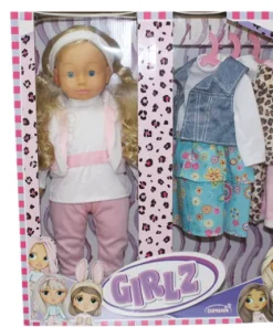 Poupée Molly avec 3 robes